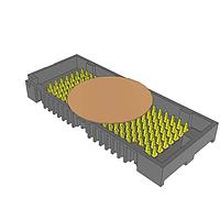 Samtec LPAM-20-01.0-L-08-1-K-TR Board to Board & Mezzanine Connectors .050" LP Array(TM) High-Speed High-Density Low Profile Open-Pin-Field Array
