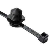 HellermannTyton 156-00091 Cable Tie Mounts T50RFT10 T50R BLKHS+FT10 BLKHS