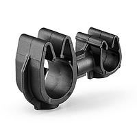 HellermannTyton 156-02308 MOC Clip to MOC Clip MOC Clip to MOC Clip, 7 mm, 10 mm, PA66HIRHSUV, Black, 2000/ctn