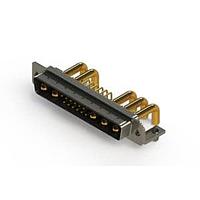 EDAC 629-17W5250-4NB Mixed Contact D-Sub Connectors Right-angle Power Combo D-Sub Connector