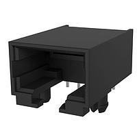 Amphenol Commercial Products RJE7H1880F10R High Speed 1G Series - CAT5E RJ45 - 1 Port without LED, UnShielded with Gold Flash Plating