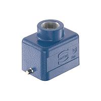 HARTING 19360061441 Headers & Wire Housings 6B EX Hood Top Entry, Single Lever, Low Construction, M25  (IECEx Intrinsically Safe - IEC EN 60079)