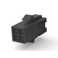 AMP Connectors - TE Connectivity 1-172159-9 Receptacle Housings MINI CAP 4P BLK