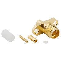 Amphenol RF 132253 Connectors SMA PANEL MOUNT JACK .047 2 HOLE