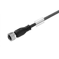 Weidmuller 1022740300 Sensor Cables / Actuator Cables SAIL-M12BG-4-3.0UN Female M12 straight 4 pole A -Coded 3M