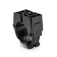 HellermannTyton 151-03990 Cable Clamps PA66HIRHSUV, BLACK, 25/BG