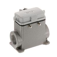 AMP Connectors - TE Connectivity T1490100221-000 Housings Hood 9MM L 54MM H PG2x16 Side Entry