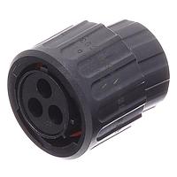 Amphenol SINE Systems RTS6BS14N3SHEC03 Connectors Plug, 3 Position, Female, Shell Size 14, Silicone Seal, and End Cap with Individual Wire Sealing