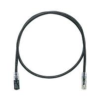 Panduit UTPKSP3MBL Cat 6 Keyed Copper Patch Cord, Cat 6, Black UT