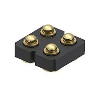 Mill-Max 817-22-004-30-001101 Spring-Loaded Spring-Loaded Hdr,2R Vert Mount, SMT, 4P