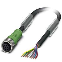 PHOENIX CONTACT 1412465 Sensor Cables / Actuator Cables SAC-8P-10,0- PUR/M12FS VA