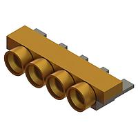 Amphenol SV Microwave 9311-60039-TD Multi-Port Connectors SMPM M Edge Launch Conn 4 Port FD, TD