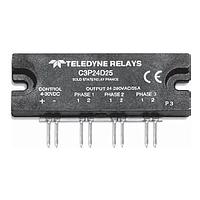 Teledyne Relays C3P24D25C Flat 25A 280 VAC 3 phase Random Turn On