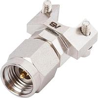 Amphenol SV Microwave SF1511-60111 PCB Connectors 2.92mm M Solderless PCB Edge Mnt 2 Hole