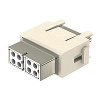 HARTING 09140083142 Inserts Han MegaBit Female Insert for connecting to pcb adapter (w/ shield connection to frame)