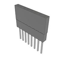 Samtec ESQ-108-24-T-S Sockets Elevated Socket Strip, 0.100" Pitch