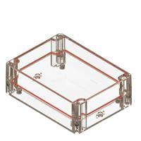 Serpac RB65P12C10C Watertight PLASTIC BOX WATERTIGHT ENCLOSURE CLEAR/CLEAR (6.30 x 4.72 x 2.18 in)