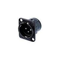 NEUTRIK NC3MD-V-BAG Receptacles 3C MALE BLK/SIL