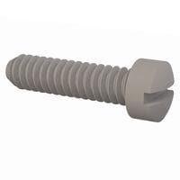 Essentra Components 010440F043 Machine Screw Fillister Slotted Screw, #4-40 Thread, 7/16 Lg