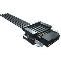 Samtec SFSS-10-28C-G-09.00-SR Samtec .050" Tiger Eye Single Row Discrete Wire Cable Assembly, Socket