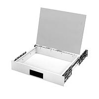 Bud Industries DD-2363-WH Accessories 19" Rack Desktop Drawer - White Texture