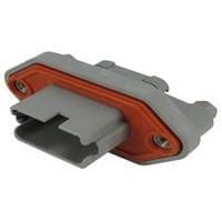 DEUTSCH - TE Connectivity DT04-12PA-LE21 12-Way REC, 12P, GRY, E, FLANGE, A