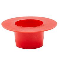 Essentra Components 12434 Tapered Cap Tapered Cap/Plug Wide Flg:LDPE Red