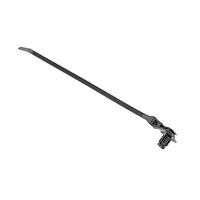 HellermannTyton 157-00458 Cable Tie Mounts 1-Pc Cable Tie/Fir Tree Mount with Disc, 8"L, .60 - 6.75 mm, PA66HIRHSUV, Black