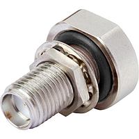 Amphenol SV Microwave 2921-61671 Connectors SMA Female Bulkhead (EMI Gasket) Connector for .047 Cable