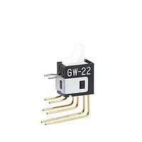 NKK Switches GW22LBV Paddle Switches DPDT ON-ON WHT VERT PADDLE ACTUATOR