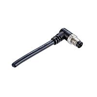 Amphenol LTW 8A-03AMMM-SR7A10 Sensor Cables / Actuator Cables M Series Sensor Connector, Guided M8, Metal, 3A, 03 pins, Male Connector, Male Contact, Right Angle, Screw Thread, Overmolded, Length 10000mm, IP67