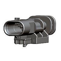 AMP Connectors - TE Connectivity 1-1703498-3 Housings 2POS TAB 1.2X0.6 TAB HSG ASSY