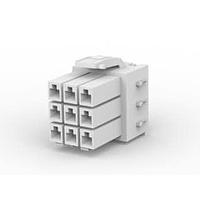 AMP Connectors - TE Connectivity 177903-1 Wire Housings HSG PLUG 9P .156 NAT