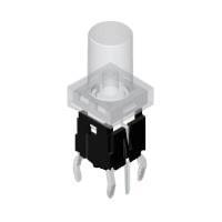 Diptronics ML6-H2T2WQA Tactile Switches Through Hole 6*6 (LED Color+CAP)