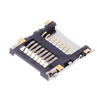 Amphenol Commercial Products GTFH08131YHR Card Connectors Micro SD, Skt Hinge