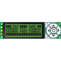 Matrix Orbital LK204-7T-1U-YG-LV LCD Character Display Modules 20x4 Blk Txt Y/G B/G Low Volt 7 key