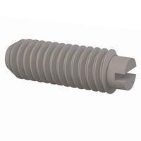 Essentra Components 010640S037 Set Screw Set Screw, Slotted Head, #6-40 Thread, 3/8 Lg