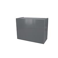 Bud Industries CU-2109-B Utility Minibox Small Metal Box Gray (8 X 6 X 3.5 In)
