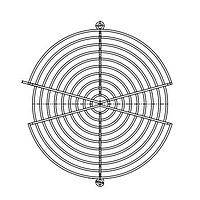 Sunon FG-17 Guard Fan Finger Guard, 172mm, Metal