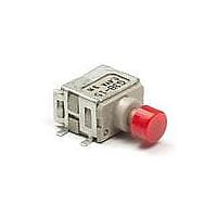 NKK Switches G3B15AH-R-YC Pushbutton Switches SPDT ON-(ON) RA SMT RED CAP REEL