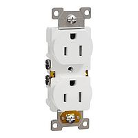 Square D SQR42101WH Duplex Outlets TR 15A DUPLEX OUTLET RESI WH