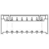 AMP Connectors - TE Connectivity 1734829-5 Shrouded 5 POS HDR R/A 1.25mm