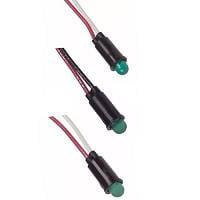 VCC 5100H5 LED Panel Mount Indicators GREEN DIFFUSED 1/4" MOUNTING HOLE