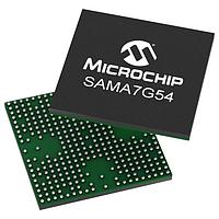 Microchip Technology SAMA7G54-V/4HB MCU+FPUs CORTEX-A7 MPU, BGA, EXT. TEMP