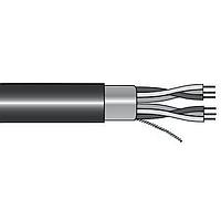 Alpha Wire M9620010 BK001 Harsh Environment 20 AWG 1 Conductor Foil 300V PVC, PVC 1000 ft Spool - Black