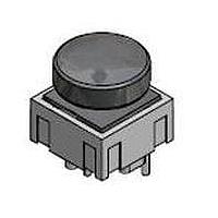 E-Switch 330.02E11.08BLK Pushbutton Switches Black Push Button PC Mnt Switch