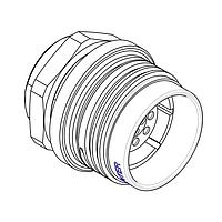 Eaton Souriau-Sunbank RERM14PLN0412Y Connectors Jam nut RCPT SZ 14 4 CONT SZ 12 Male