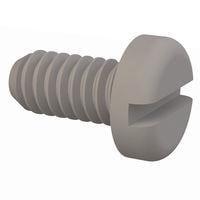 Essentra Components 010080P012 Pan Slotted Pan Slotted Screw, 0-80 Thread, 1/8 Lg