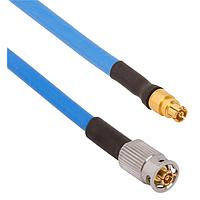 Amphenol SV Microwave FQSMPM-085-FSSMPM-060 RF Cable Assemblies SMPM F QB to SMPMStraight F 6"Cable