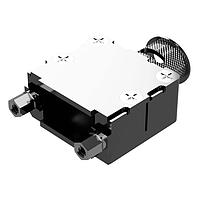 Amphenol Positronic D9000AWNT20/AA Banded Backshell D-Sub Backshell Low Profile,Band Ellipt Top slot, F,4-40 treads/washer set,Sz 1